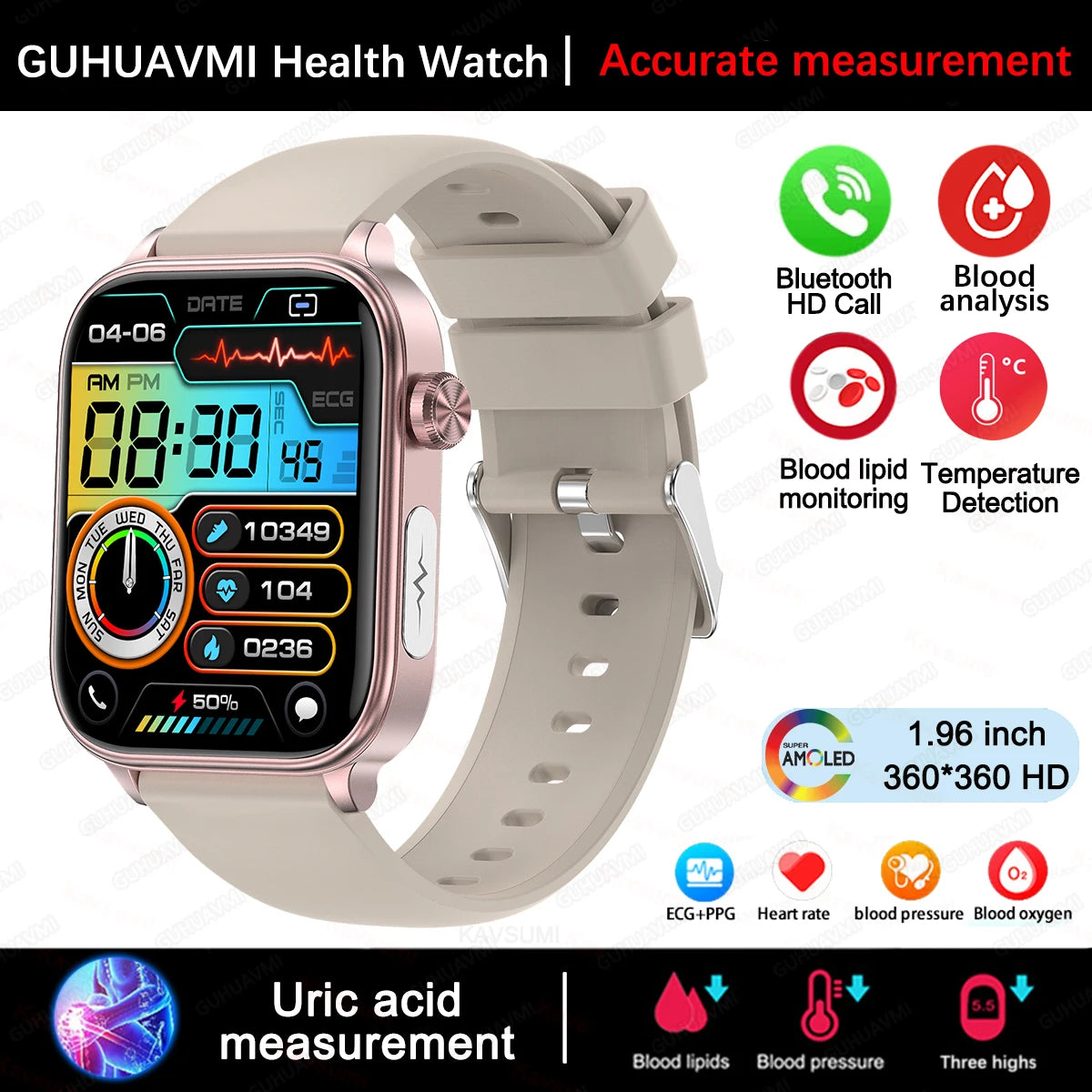 Health Smartwatch Men Women