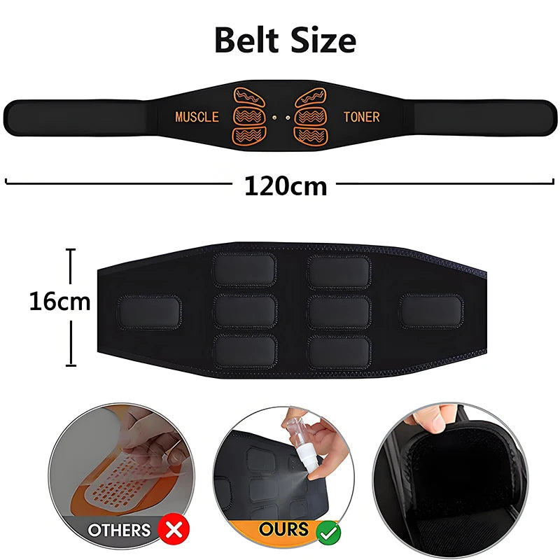 Abdominal Muscle Toner Stimulator Electric Belt