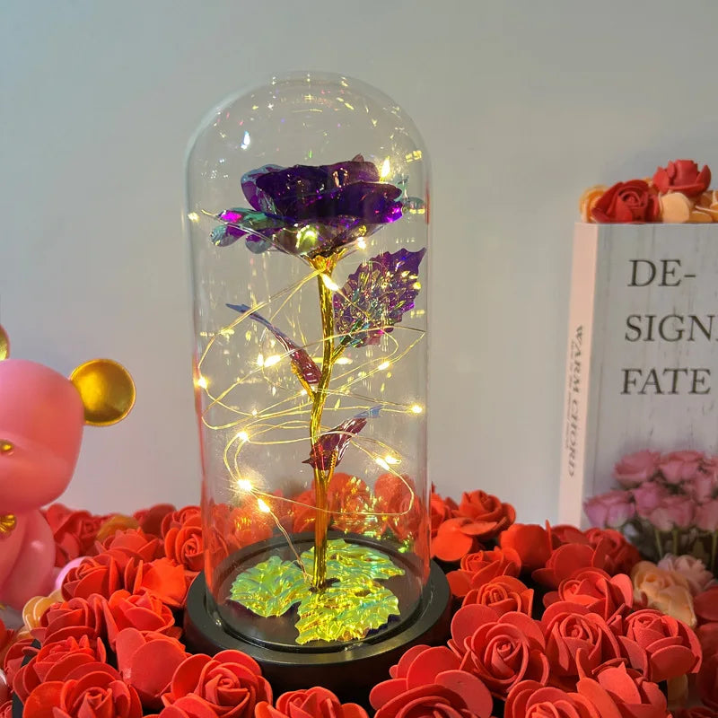 Led Glass Flower Gift