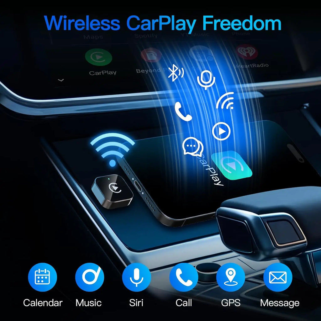 Wireless CarPlay Adapter for Apple iPhone＆Android
