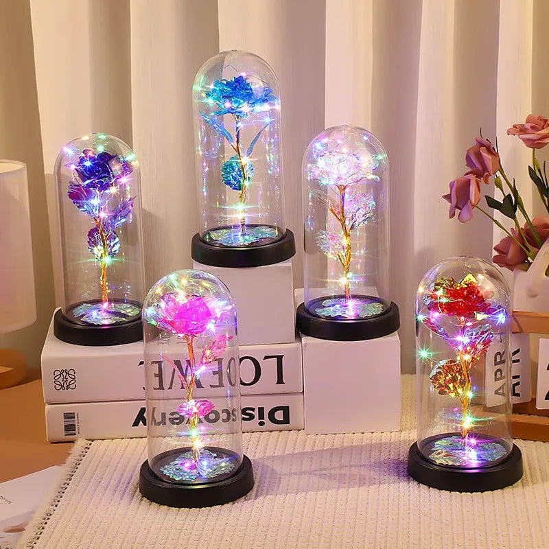 Led Glass Flower Gift