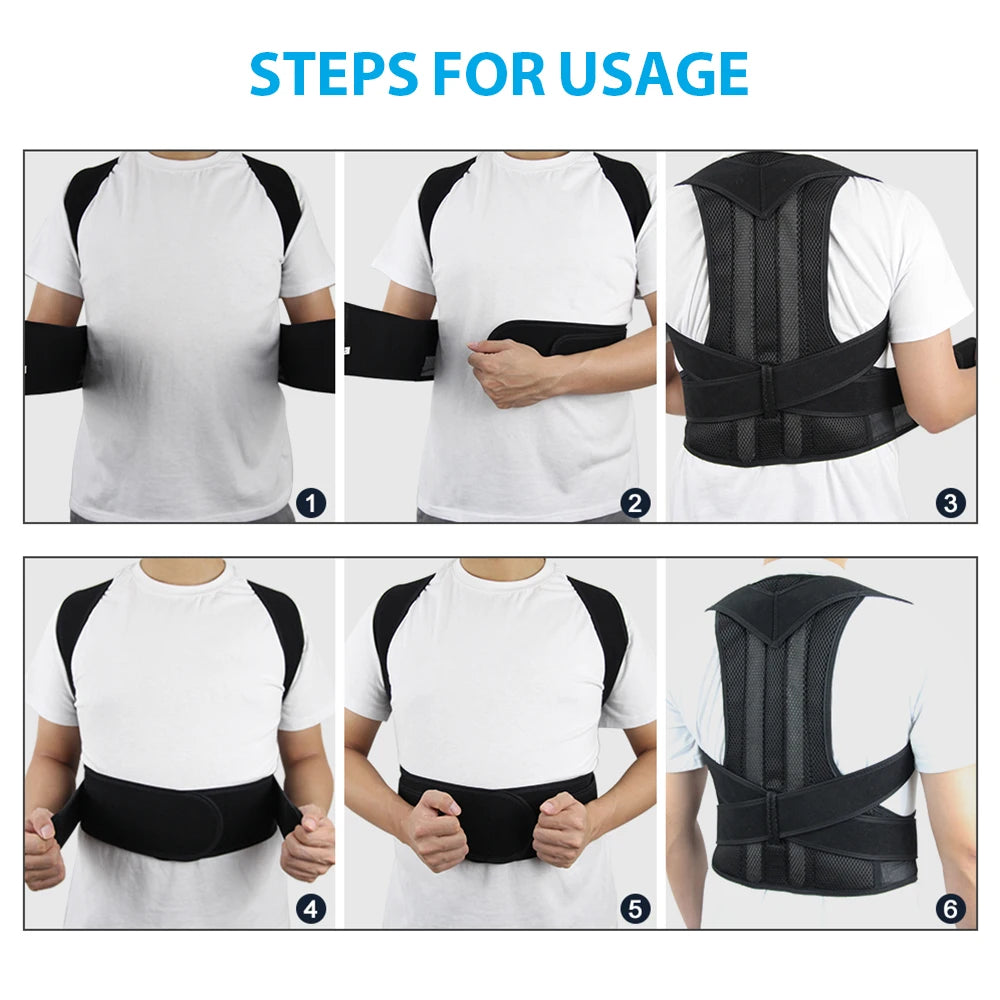 Adjustable Posture Corrector for Adults