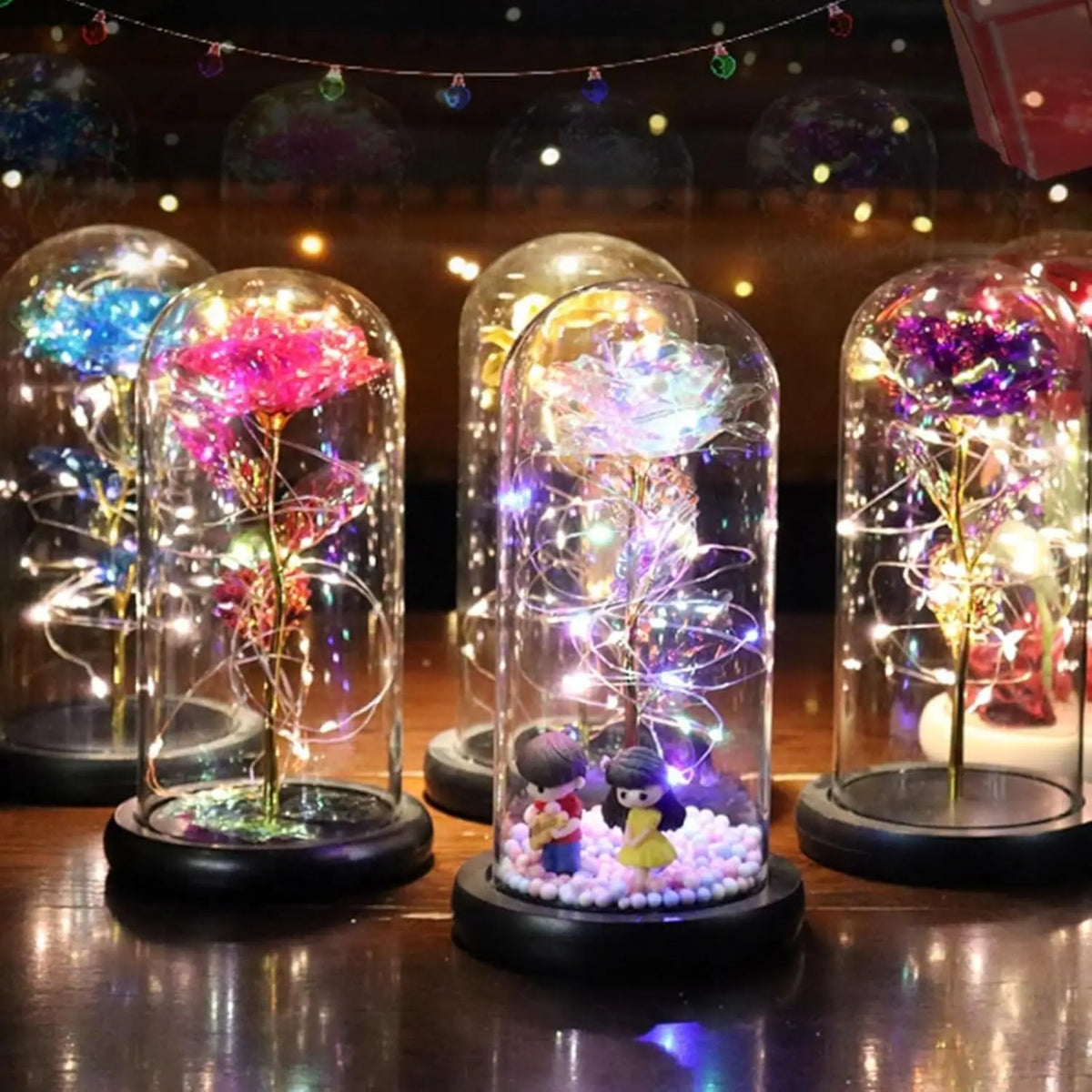 Led Glass Flower Gift