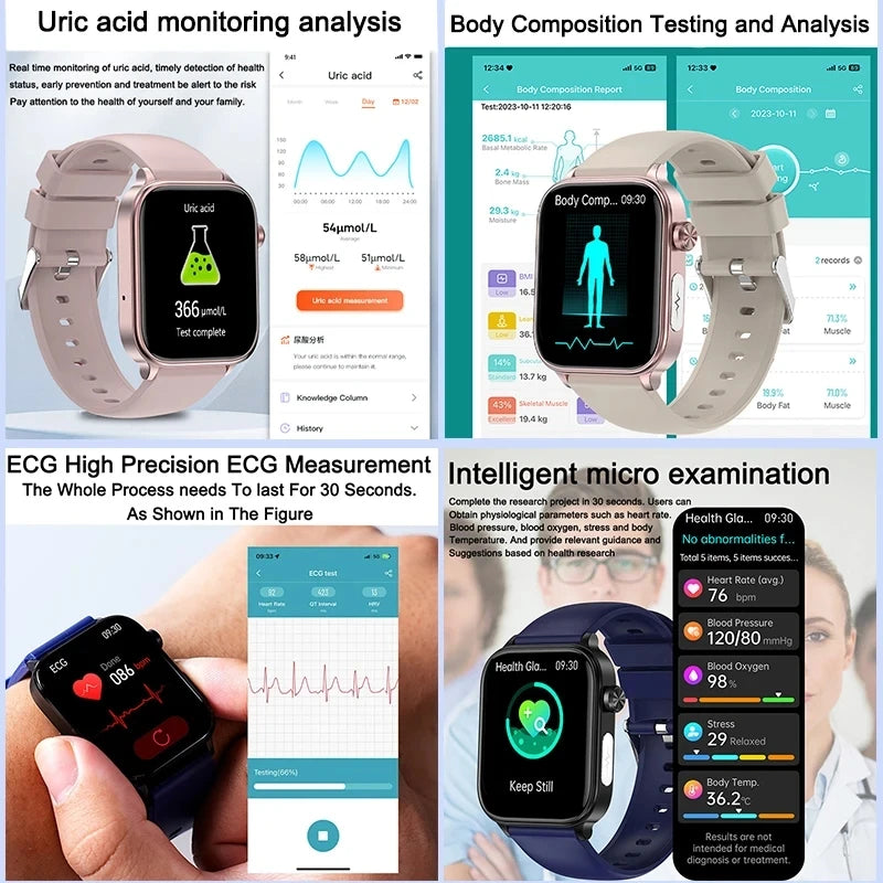 Health Smartwatch Men Women