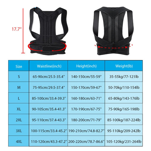Adjustable Posture Corrector for Adults