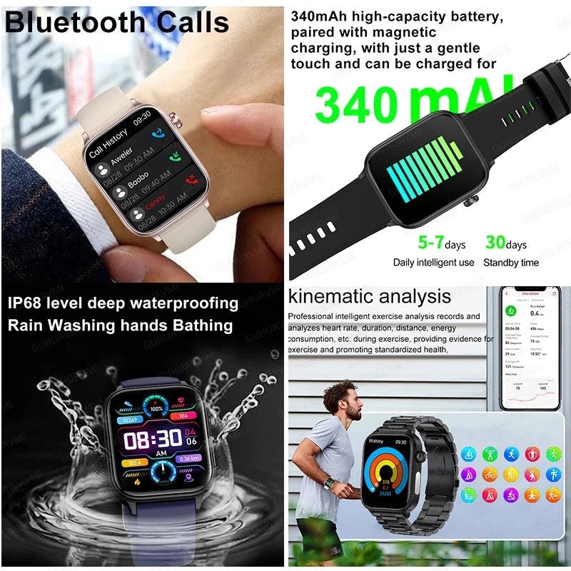 Health Smartwatch Men Women