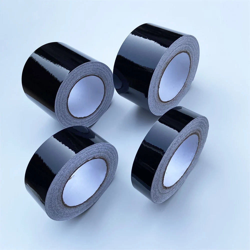 Glossy Car Black Vinyl Stripes