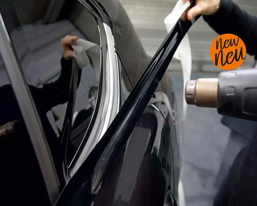 Glossy Car Black Vinyl Stripes