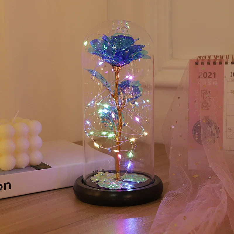 Led Glass Flower Gift