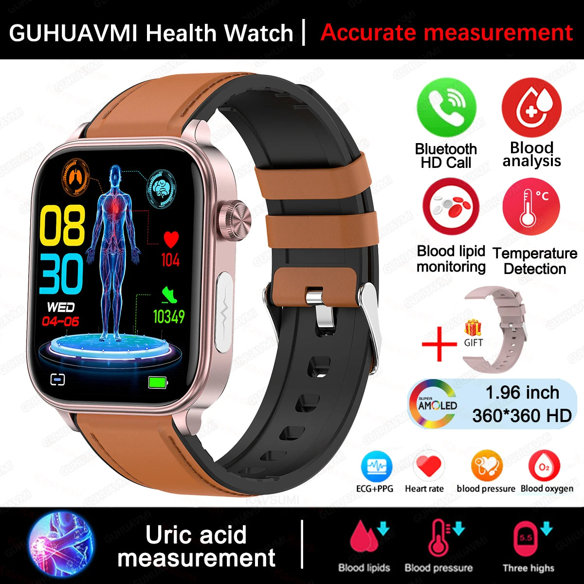 Health Smartwatch Men Women