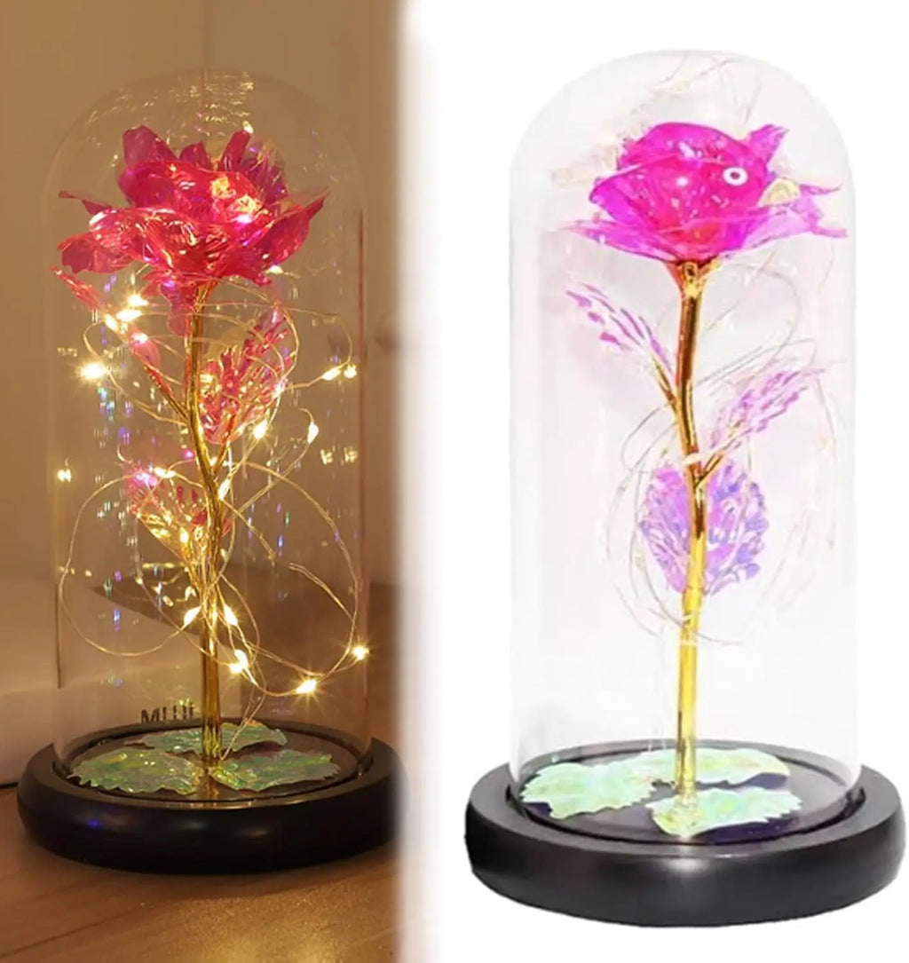Led Glass Flower Gift